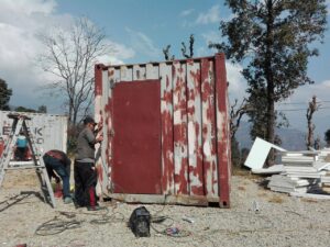 Unicef Sindhupalchok Shipping Container